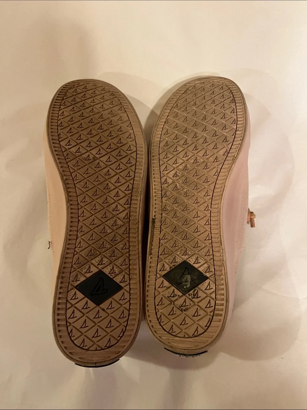 Sperry Women’s Canvas Slip-On Sneakers in Blush Pink